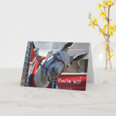 あなたは40? ...LMAO...ハッピーバースデー! カード (黄色い花)