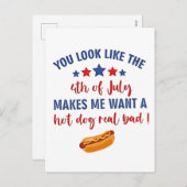 あなたは7月4日に見えて欲しい シーズンポストカード (正面/裏面)