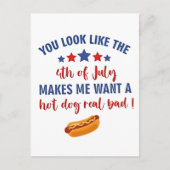 あなたは7月4日に見えて欲しい シーズンポストカード (正面)