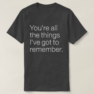あなたは80年代に思い出す得こと Tシャツ