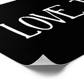 あなたは～と一緒にワインを愛する ポスター (角)