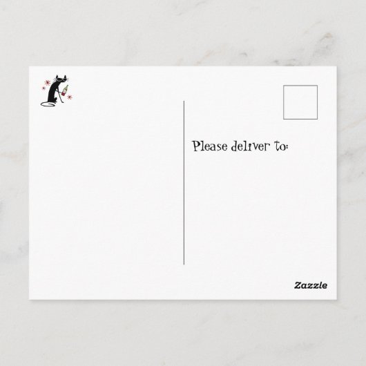 あなたは なん歳？　ユーモアたっぷりのワインの名言をあなたに ポストカード (裏面)