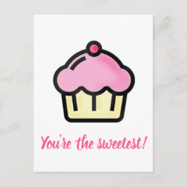 あなたは!カップケーキバレンタインデー シーズンポストカード