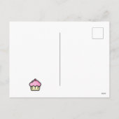 あなたは!カップケーキバレンタインデー シーズンポストカード (裏面)