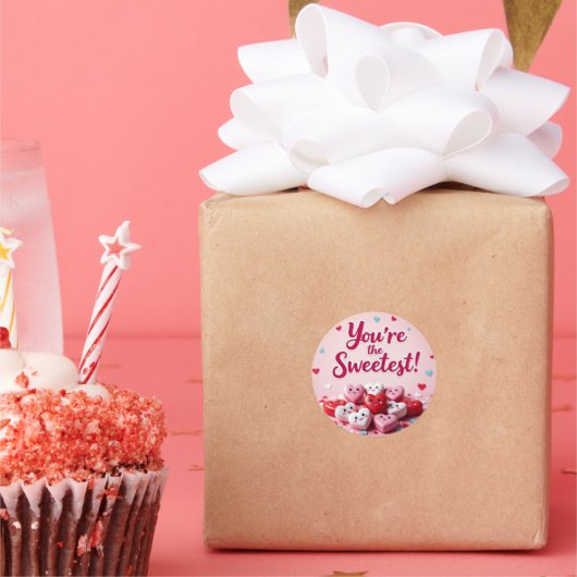 あなたは!キャンディハートシール ラウンドシール (パーティー)