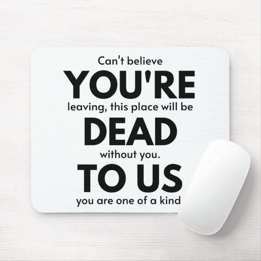 あなたは、デル、同僚の贈離れり物、従業員 マウスパッド (マウス)