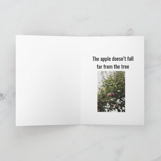 あなたは、パパ カード (内部)