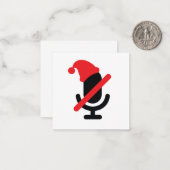 あなたは、ミュートマイクでのホリデーフラットノートカード ノートカード (正面/裏面インサイチュ)