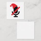 あなたは、ミュートマイクでのホリデーフラットノートカード ノートカード (正面/裏面)