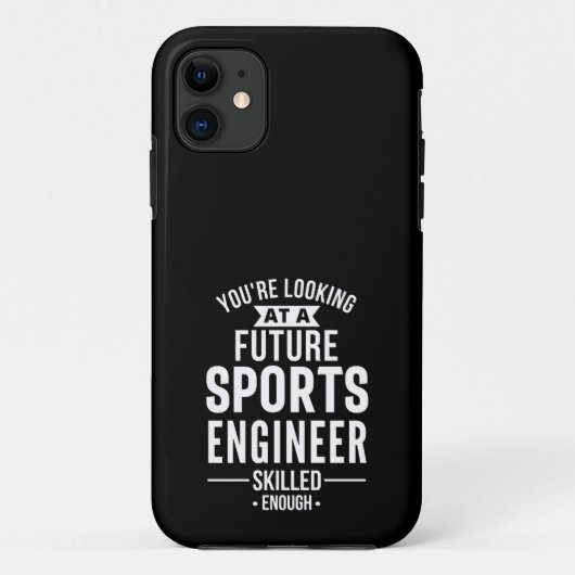 あなたは、将来のスポーツエンジニアのスキルを見ている Case-Mate iPhoneケース (裏面)