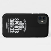 あなたは、将来のスポーツエンジニアのスキルを見ている Case-Mate iPhoneケース (裏面(横))