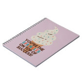 あなたは、成功の上に振りかける! ノートブック (左側)