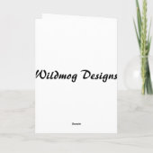 あなたは、星、ありがとう サンキューカード (裏面)