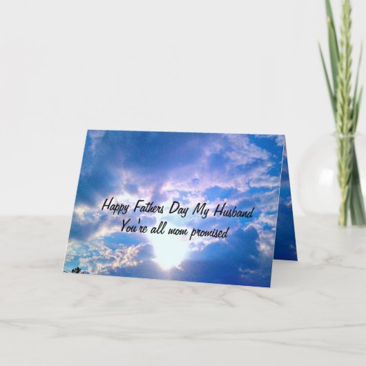 あなたは、母親は父親の日を約束した カード (正面)