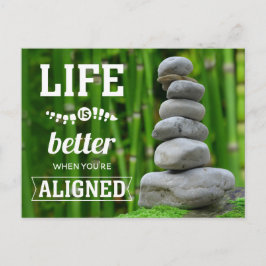 あなたは、禅チロと並ぶと、人生がよくなる ポストカード