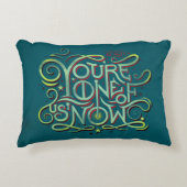 あなたは、私たちの一人が今、緑のグラフィック アクセントクッション (正面)