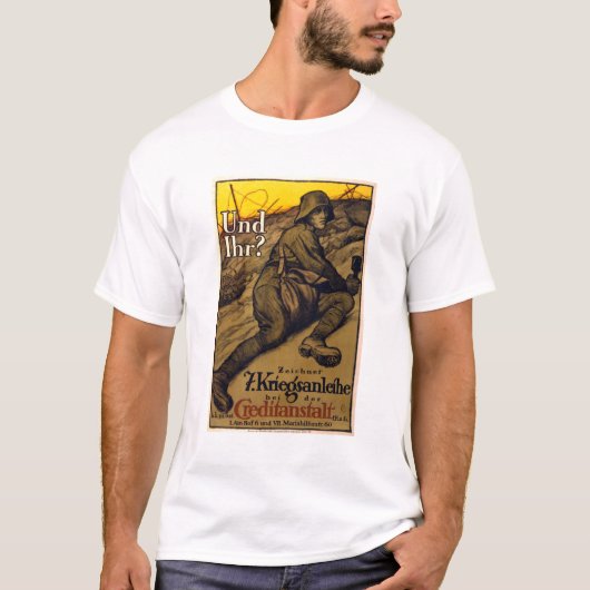 あなたは? - 第7回戦時公債 Tシャツ (正面)
