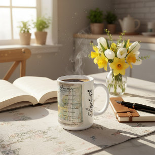 あなたは:美しい、聖なる書物、 経典 パーソナライズされた コーヒーマグカップ