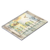 あなたは：美しい、聖なる書物、 経典 パーソナライズされた ノートブック (左側)