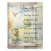 あなたは：美しい、聖なる書物、 経典 パーソナライズされた ノートブック (正面)