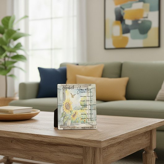 あなたは:美しい、聖なる書物、 経典 パーソナライズされた フォトプラーク