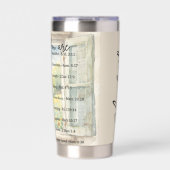 あなたは:美しい、聖なる書物、 経典 パーソナライズされた 保温保冷タンブラー (正面)