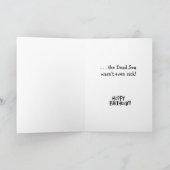 「あなたは.....」 誕生日グリーティングカード カード (内部)