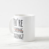 あなたは、離れ's -おもしろい for co workers po コーヒーマグカップ (正面左)