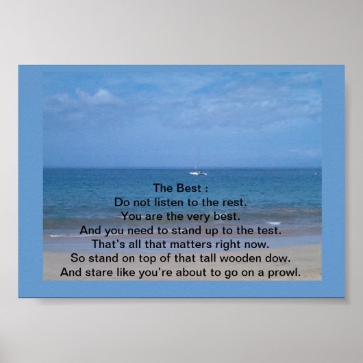 あなたは#1 ポスター (正面)