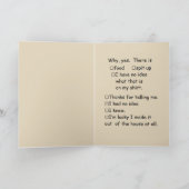 あなたは#4を期待した場合謝るべきことを カード (内部)