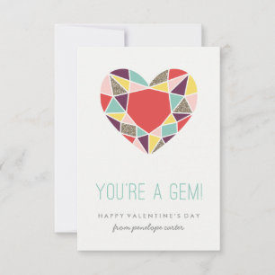 あなたはA Gem Classroom Valentine - Plum 招待状