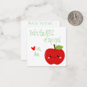 あなたはApple of My Eye Lunchboxノートカード ノートカード (正面/裏面インサイチュ)