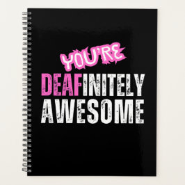 あなたはDeafinienty – ろう素晴らし者認識度 プランナー手帳