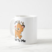 あなたはDeer To Me Mug – 両方の男性 コーヒーマグカップ (正面左)