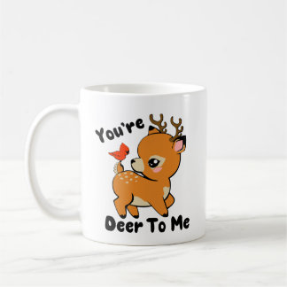 あなたはDeer To Me Mug – 両方の男性 コーヒーマグカップ