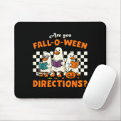 あなたはFall-o-weenの指示の幽霊のガチョウの先生ですか マウスパッド (マウス)