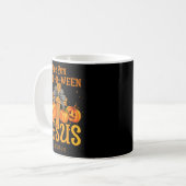 あなたはFall-o-weenイエスですかマタイ4:19ハロウィンC コーヒーマグカップ (正面左)
