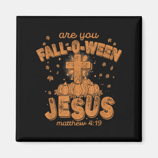 あなたはFall-o-weenイエス様ですか、面白いクリスチャン聖書C マグネット