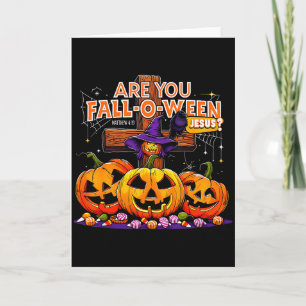 あなたはFall-o-ween イエス様のおかしいパンプキン _2 カード