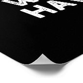 あなたはFlan Pun Dark BGを持っている時に時間が飛ぶ ポスター (角)