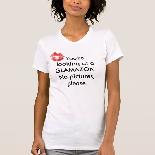 あなたはGLAMAZONのタンクトップを見ること Tシャツ (正面)
