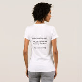 あなたはGLAMAZONのタンクトップを見ること Tシャツ (裏面フル)