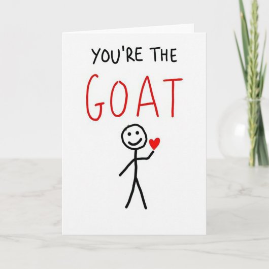 あなたはGOATラブカード カード (正面)