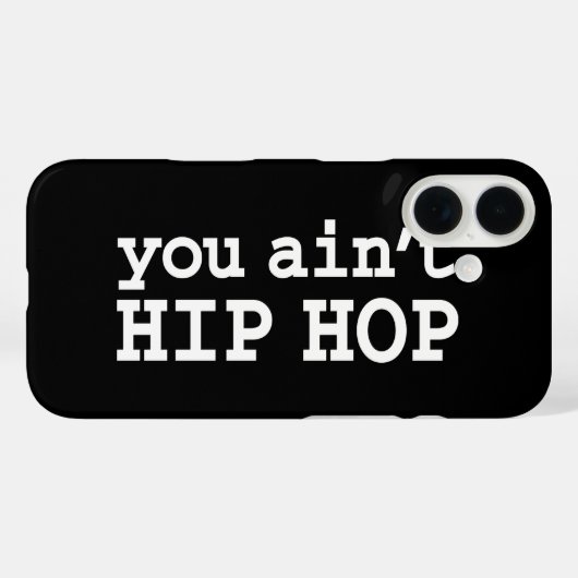 あなたはHIP HOPじゃない Case-Mate iPhoneケース (裏面 (横))