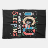 あなたはICUおもしろいナースクリスマス キッチンタオル (横)