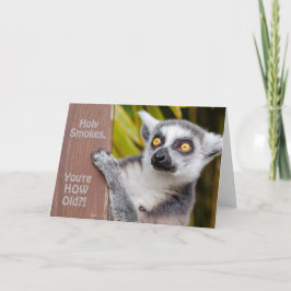 あなたはLemurいかに古いバースデー・カード カード