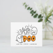 あなたはMy Boo - Halloween日付を保存 案内ポストカード (スタンド正面)