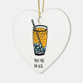 あなたはN – 氷 セラミックオーナメント (左)