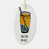 あなたはN – 氷 セラミックオーナメント (右)