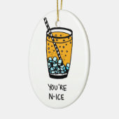 あなたはN – 氷 セラミックオーナメント (左)